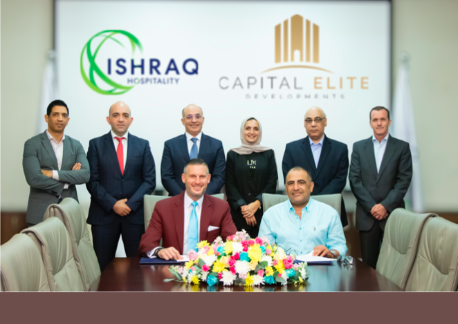 ISHRAQ HOSPITALITY SIGNS AGREEMENT WITH CAPITAL ELITE DEVELOPMENT TO LAUNCH TWO NEW HOTELS IN EGYPT