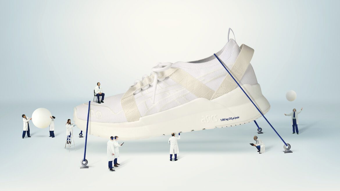 ASICS UNVEILS LIGHTEST EVER CO2E EMISSIONS SNEAKER1, EMITTING JUST 1.95kg PER PAIR