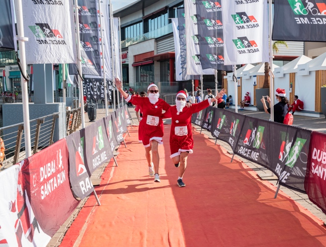 The Merriest and Jolliest Santa Run is back at Dubai Festival City