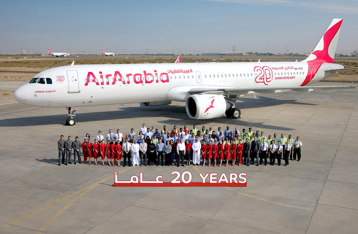 Air Arabia completes 20 years of pioneering low-cost travel