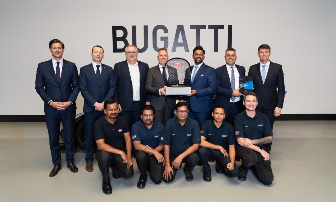 Bugatti UAE named ‘Bugatti Global Service Partner of the Year’ for 2024