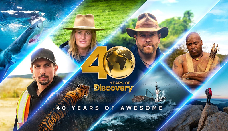 DISCOVERY CHANNEL CELEBRATES 40 YEARS OF ICONIC STORYTELLING 