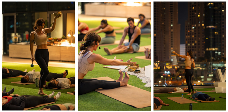 Power Yoga + Sound Healing at Vida Dubai Marina and Yacht Club